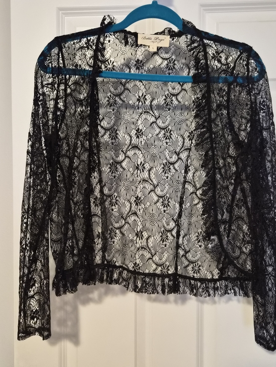 Bettie Page Other - Bettie Page Cropped Lace Bolero